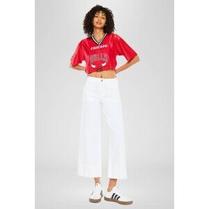 KanCan Stacy High Rise Cropped Wide Leg Jeans
